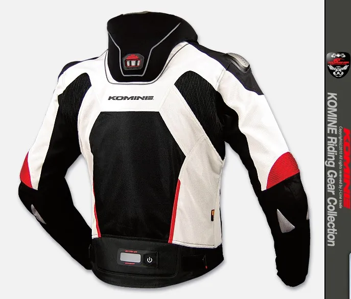 KOMINE JK-015 Supreme titanium mesh jacket Aversa (7)