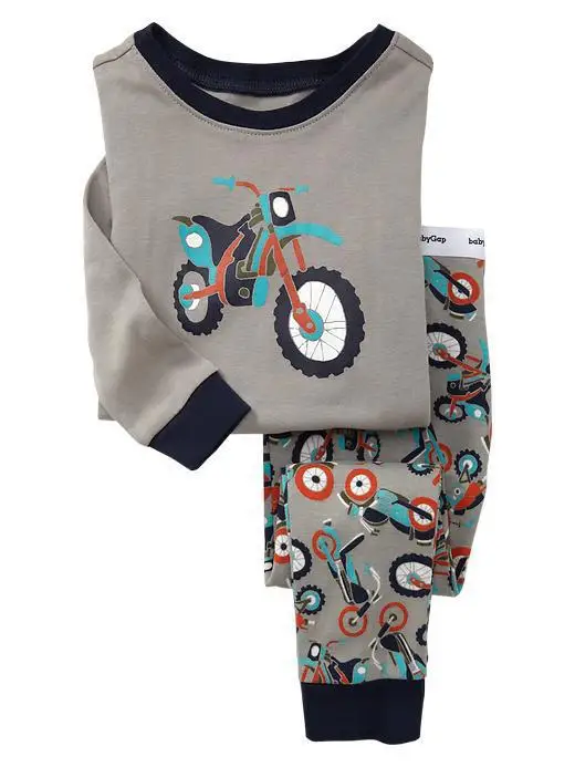 Children S Fashion Cartoon Pajamas Set Top Pants Motorcycle Printing 2pcs Kids Sleepwear Clothing 2 7t 6pcs Lot Free Shipping Motorcycle Box Motorcycle Inner Tube Sizessleepwear Long Aliexpress