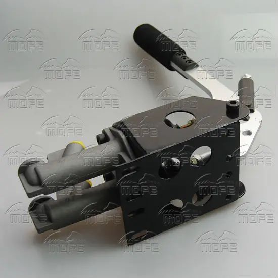 Universal 0.75 INCH Double Dual Master Cylinder Hydraulic Drift Handbrake Hand brake Black DSC_0071