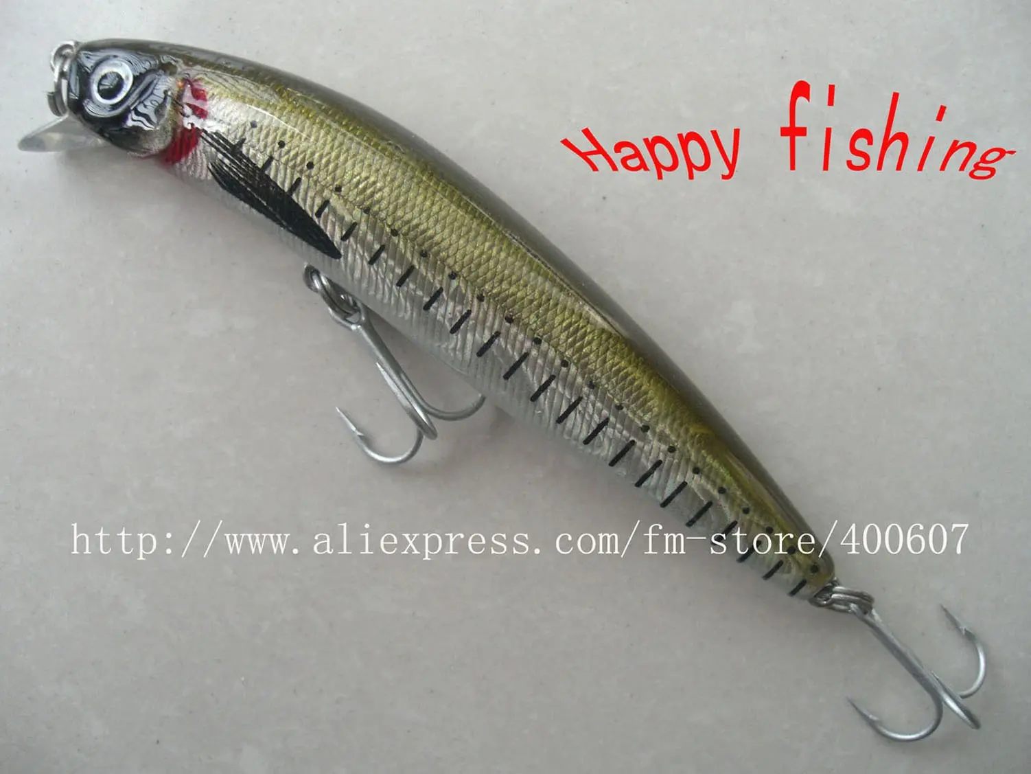 Bass Terminator  Minnow Plastic  Fishing Lure(M100F) Enjoy Retail Convenienc at Wholesale Price