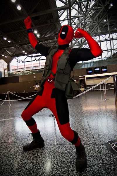 Free Shipping DHL New Arrival Adult Full Body Red and Black Deadpool Costume Lycra Spandex Halloween Zentai Suit 100801