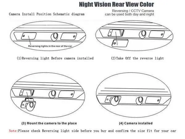 VW Volkswagen Passat Car Rear View Camera Passat Car Reverse Camera with WaterProof IP68 Wide Angle 170 Degrees !Free Shipping!