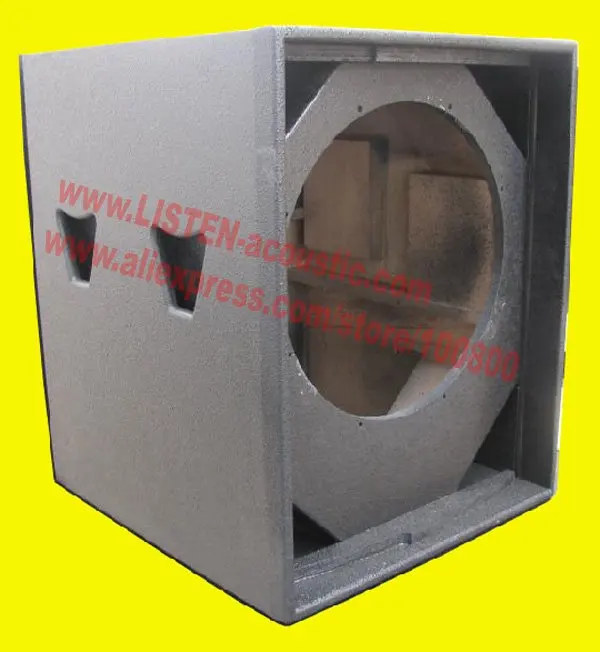 18 inch empty subwoofer cabinet