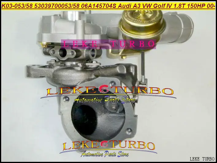 K03 053 53039700053 53039700058 06A145704S for Audi A3 VW Volkswagen Golf IV 1.8T 1.8L 150HP 2000- turbocharger