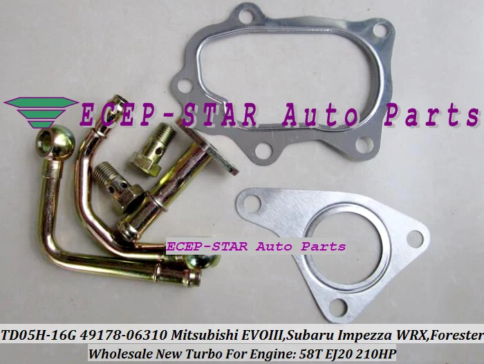 TD05H-16G 49178-06310 Turbo Turbocharger Mitsubishi EVO III Subaru Impezza WRX Forester Engine 58T EJ20 210HP (6)