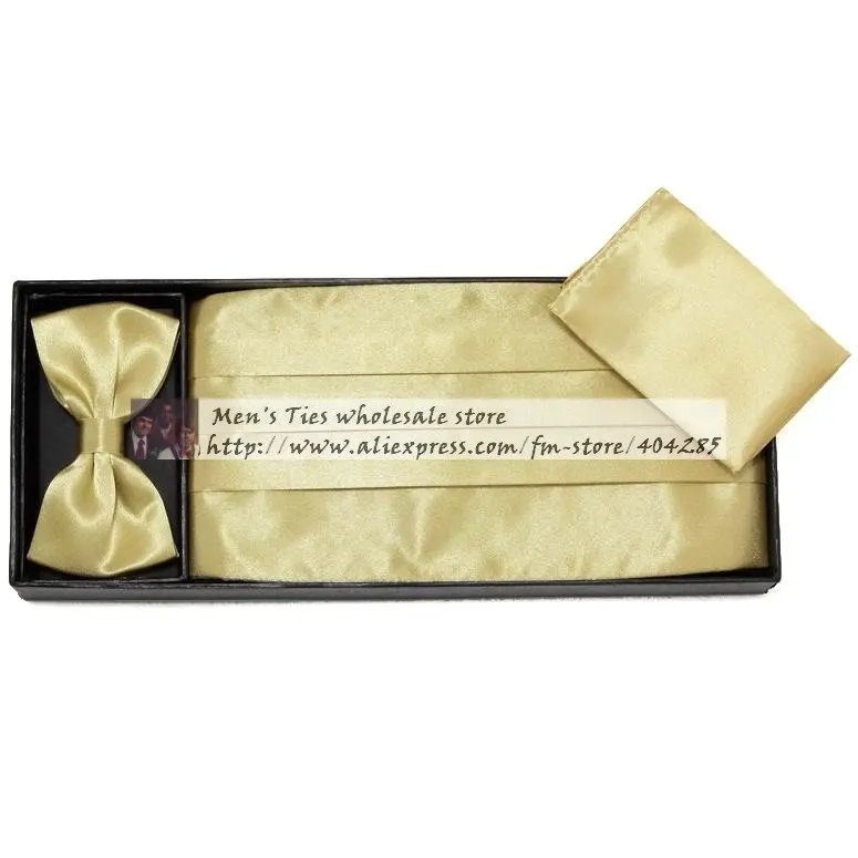 ceremonial belt hanky bow tie Cummerbunds GIFT BOX Girdle tie knots corset waist tape tower paper tapes Pocket square ROLL CARD