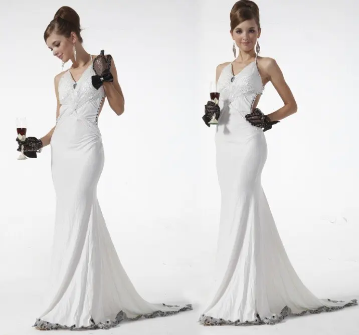 white gown women