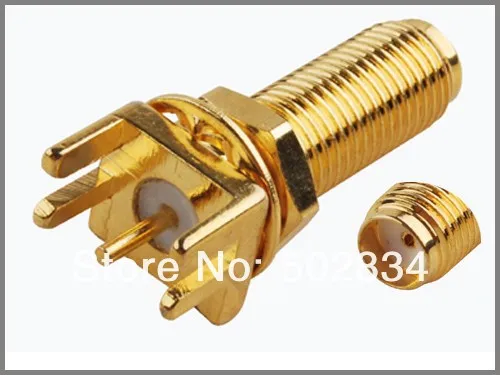 Pack of 10 Uxcell a12080700ux0594 End Launch PCB Mount SMA Female Connector Straight RF Connector Adapter 10 Pcs Pack of 10 Uxcell a12080700ux0594 End Launch PCB Mount SMA Female Connector Straight RF Connector Adapter 10 Pcs