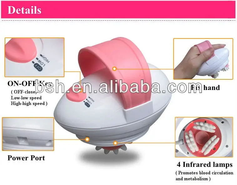 Befortune Massage Hand Fix Electric 3D Body Slimmer Vibration Burn Fat Massage Roller Anti Cellulite Weight Loss Machine BF1404 13