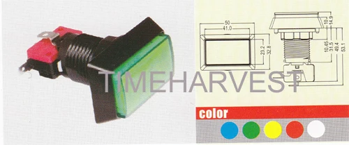 Rectangle Push Button 02