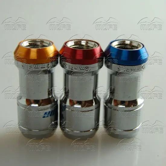 44mm M12 P1.5 P1.25 Steel Volk Formula Racing Conceled Heptagon Racing Car Wheel Lug Nuts Red Blue Gold DSC_0231 (2)