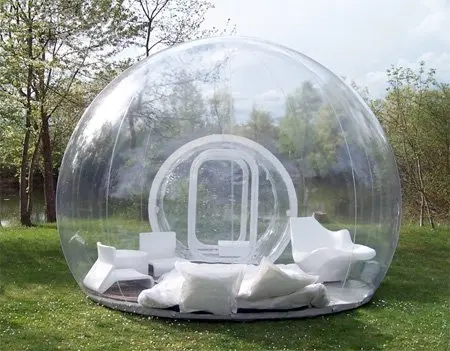GB01 PVC Advertising inflatables / inflatable clear tent / Clear Prefab Bubble Tents / inflatable globe tent + Repair Kits