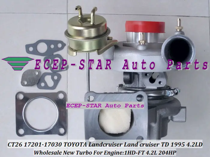 CT26 17201-17030  Landcruiser TD 1HD-FT 4.2L 167HP 1995 turbocharger (5)