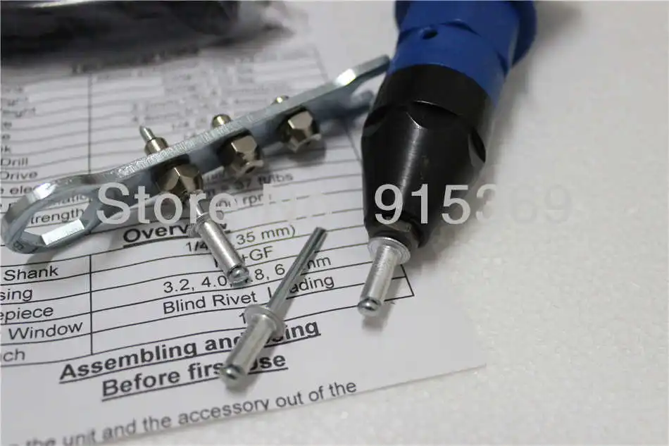 electric drill pop rivet adapter Cordless drill blind rivet Adaptor