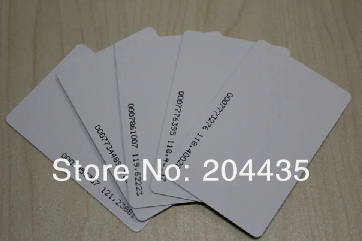 100pcs 5YOA Quality Assurance EM ID CARD 4100/4102 reaction ID card 125KHZ RFID Card fit for Access Control Time Attendance electric door latch