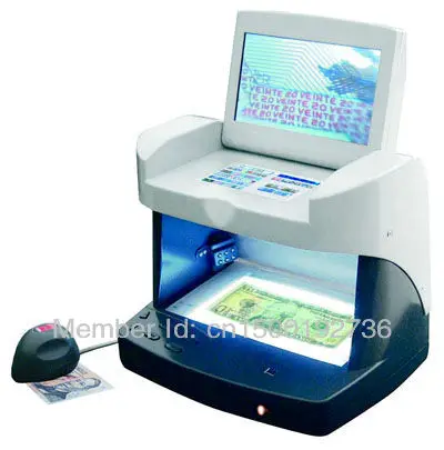 Lado de wm + ir Detector de Falsificação Detector de Dinheiro com uv + mg + 3 Muti-função Eu-8080 2 ir detector de falsificação EU-8080