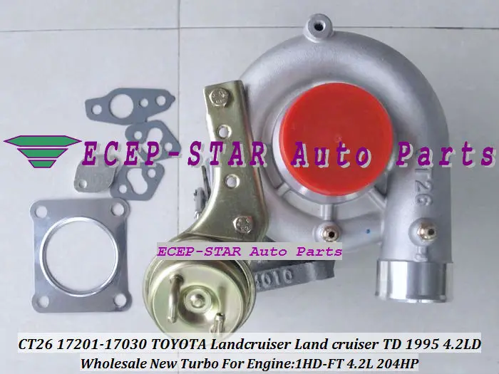 CT26 17201-17030  Landcruiser TD 1HD-FT 4.2L 167HP 1995 turbocharger