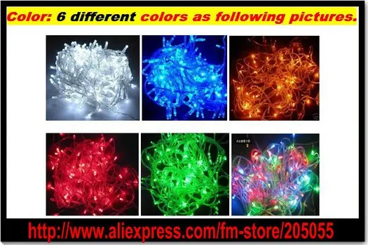 100 LED 10M/32FT Wedding Party Christmas Fairy String Lights LED STRING XMAS