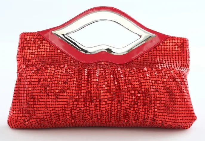 2014 Special Offer Flap Pocket Solid Flap Pocket Small(20-30cm) Interior Slot & Day Clutches Women Hot Style Alumium Evening Bag