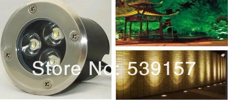 Anos de Garantia o Mais Baixo Rohs com 2 Preço Highquality Led Gramado Lightingac85260 v Tensão Ip68 Impermeável ce & 3x3 w 18 O mais baixo preço & highquality 3X3