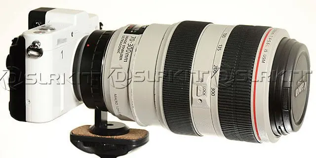 Lens Adapter Ring with Tripod 1/4" Mount For Canon EOS EF EF-S Lens and Nikon J1 V1 1 