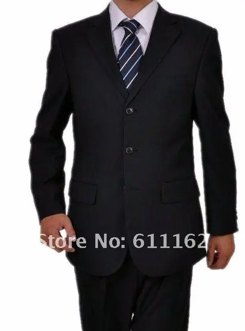 Top quality Value a deduction Korean Slim Men`s casual suit professional business black