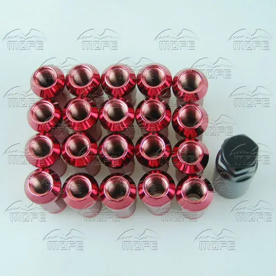 Extended Open End Muteki 48mm Steel Racing Car Wheel Lug Nuts M12 x P1.25 1.25 P1.5 1.5 Wrench Adapter Red Blue Gold Titanium Neo Chrome DSC_0470