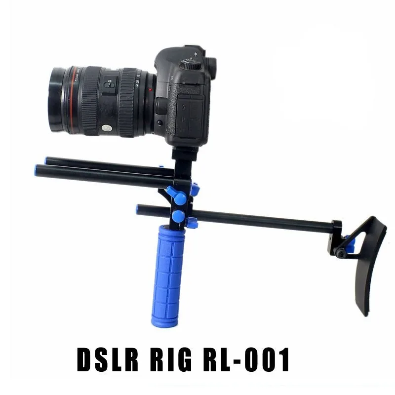 RL-001 DSLR Camera Rig Shoulder Support Rig with Hand Grip Photographic Rig