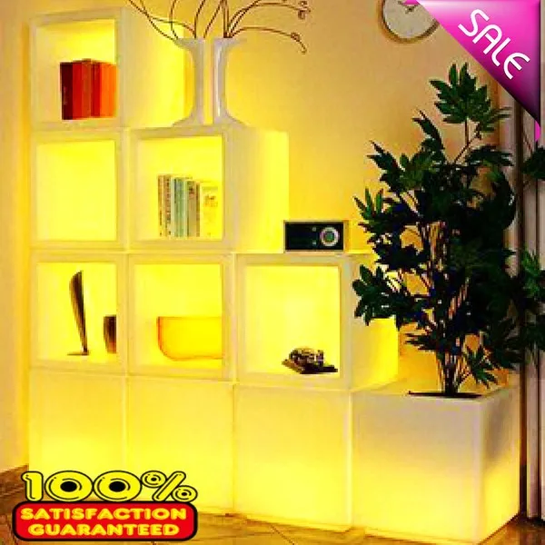 led light book shelf