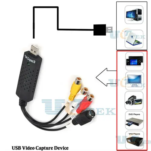 Usb 2.0 Easycap  Dvd Vhs     -  11