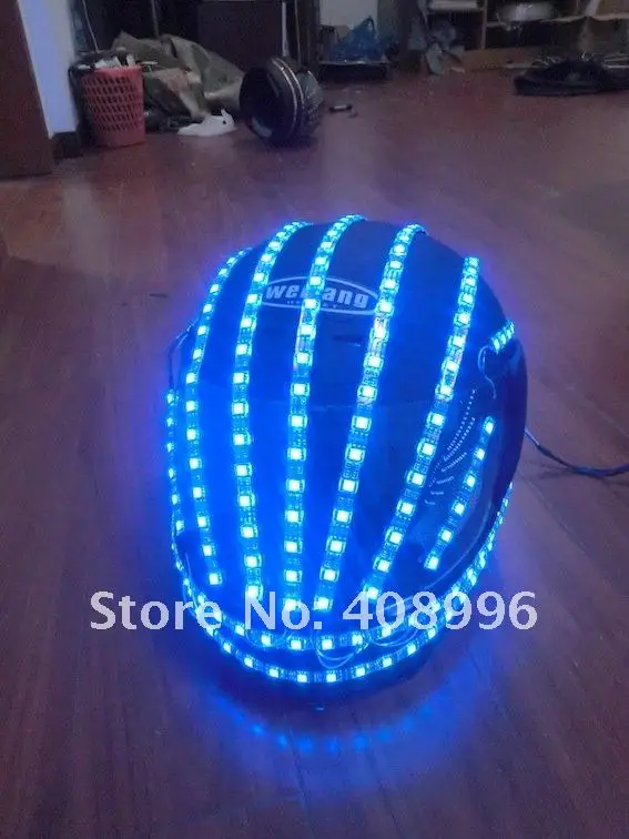 Hot sale Glowing LED David  robot suit for evening performance/ stage dance/ club device/ evening party /carnival halloween suit
