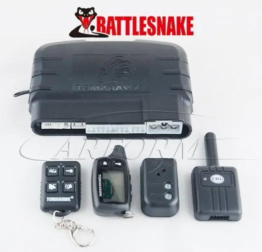  High class two way car alarm system TOMAHAWK TW9010 ,Russian version