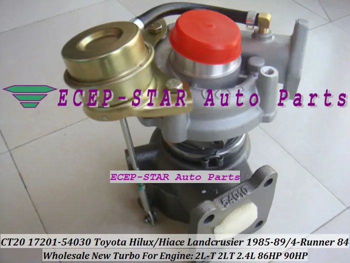 CT20 17201-54030 TURBO TOYOTA HILUX HIACE LANDCRUSIER 1985- 4-Runner  2L-T 2LT 2.4L 86HP turbocharger (1)