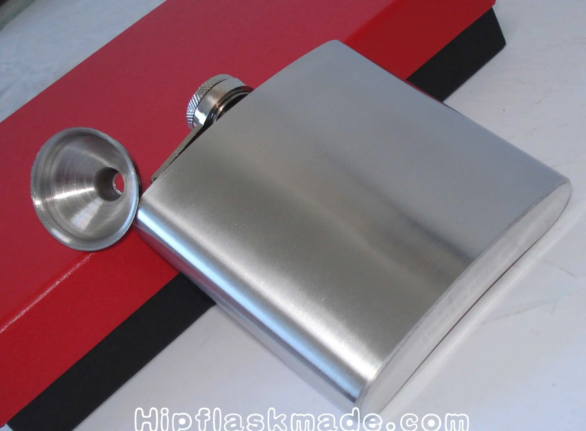 10pcs/lot Lead-free 6oz ALCOHOL stainless steel hip flask with free funnel