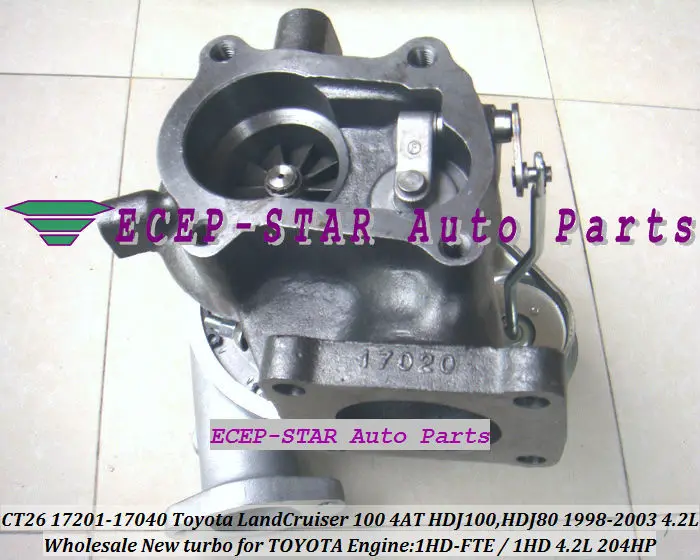 CT26 17201-17040 Toyota Land Cruiser 100 4AT HDJ100 1HD-FTE 1HD FT-HDJ80 1998-2003 4.2L 204HP Turbocharger -- (3)