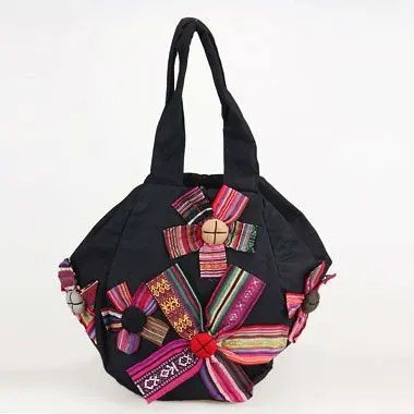 Fashionable Handmade Sling Shoulder Bag Hexagon Design Manual With 2017 Fashionable Handmade Sling Shoulder Bag Hexagon Design Manual With Five Flowers Handbag B197