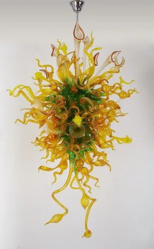 BGC2039-Colored glass chandelier murano arts