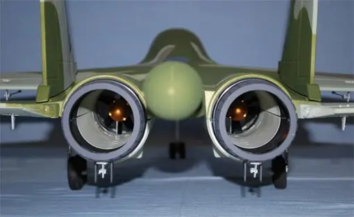 360 vectored thrust nozzles of SU34 RC jet