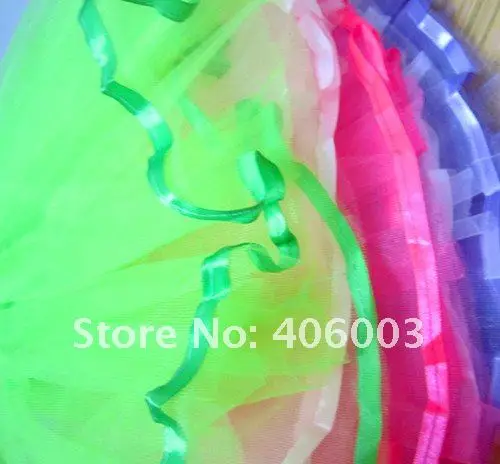 Meninas da Criança Fita Camada Flor Bebê Tutu Cor 7 Stock 2 3 Cheap Saias