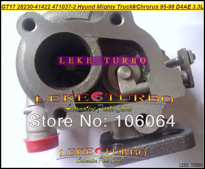 GT1749S GT17 28230-41422 471037-0002 For Hyundai Mighty Truck 3.5TChrorus bus 1995-1998 D4AE 3.3L 100HP Turbo Turbine Turbocharger