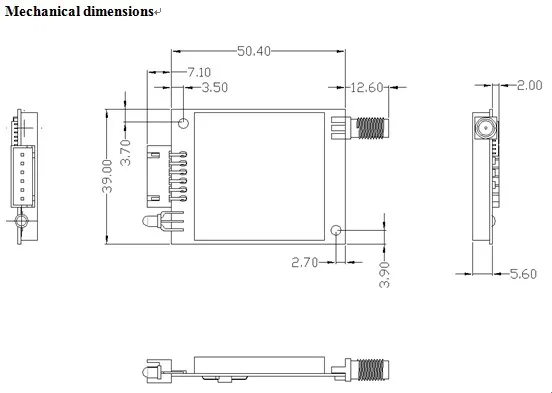 2 pçs lote 2km 500 mw ttl