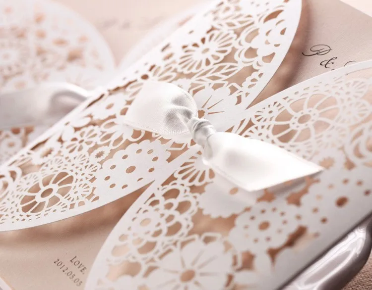 Laser Cut Wedding Cards