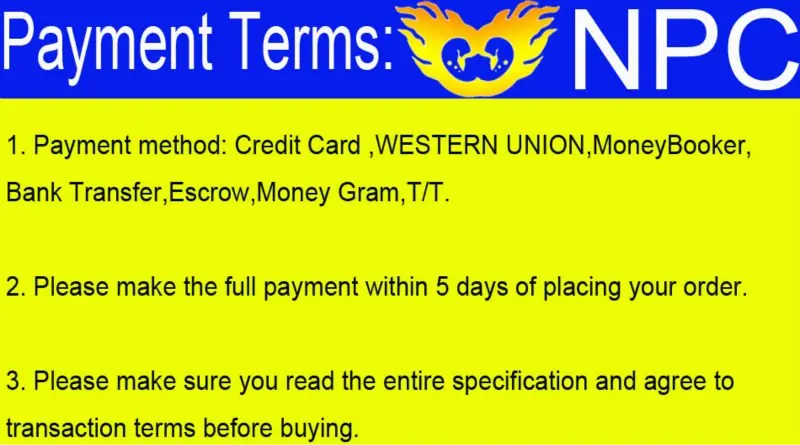 payment terms