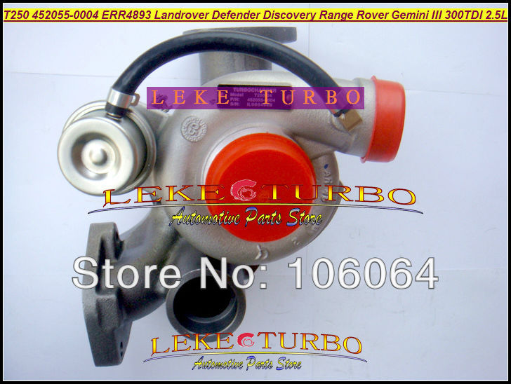 T250 452055-0004 ERR4893 Landrover Defender Discovery Range Rover Gemini III 300TDI 2.5L 111HP 122HP Turbocharger (5)