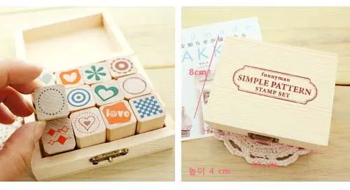 Wooden stamp gift set/DIY stamp,DIY funny work stamp,Kids' gift,Wholesale,Free shipping (ss-1520)