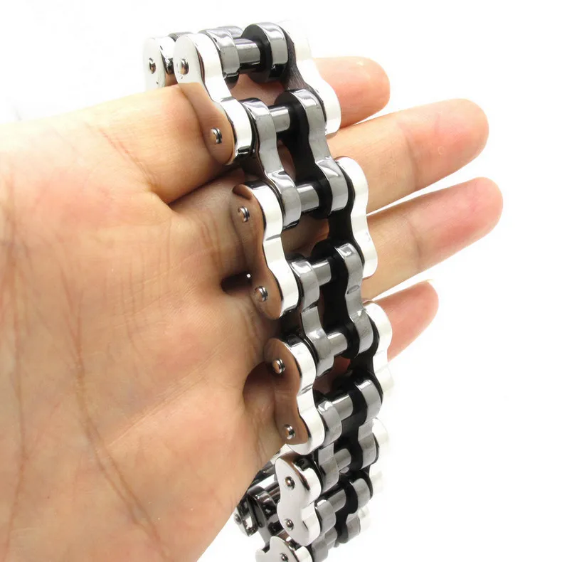 2018 Whole Top Quanlity 22mm Huge Heavy Men S Motor Bike Chain Whole Top Quanlity 22mm Huge Heavy Men S Motor Bike Chain Motorcycle Bracelet Bangle 316l Stainless Steel Jewelry