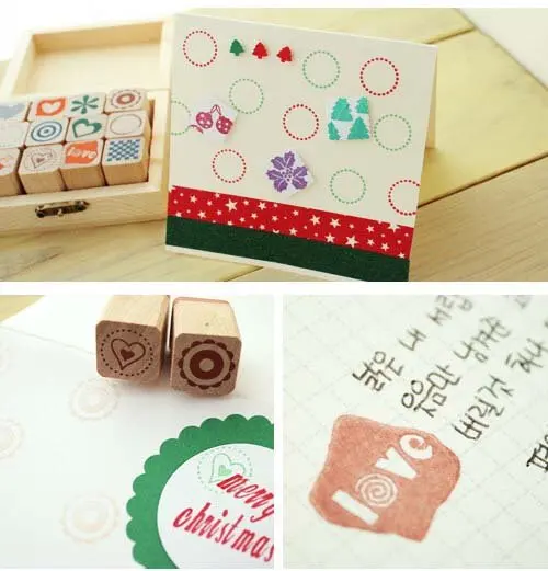 Wooden stamp gift set/DIY stamp,DIY funny work stamp,Kids' gift,Wholesale,Free shipping (ss-1520)