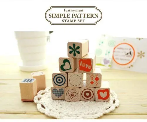 Wooden stamp gift set/DIY stamp,DIY funny work stamp,Kids' gift,Wholesale,Free shipping (ss-1520)