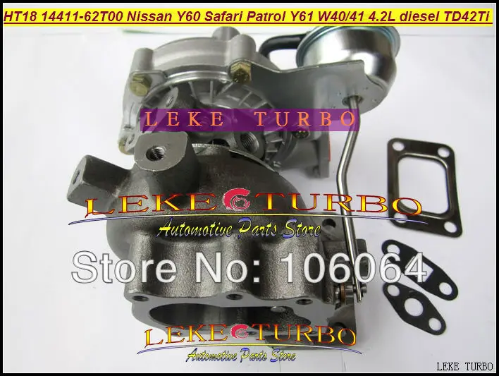 Wholesale HT18 14411-62T00 14411-51N00 1441162T00 Turbo For NISSAN Y60 Safari Patrol Y61 W40 W41 TD42T Diesel 4.2L turbocharger (2)