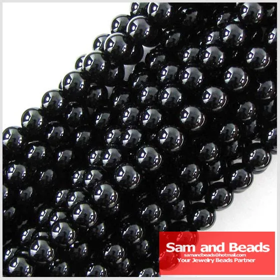 10mm black onyx agate round beads strand .jpg